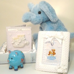 New Baby Plush Animal Gift Set