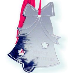 Personalized Bell with Stars Ornament