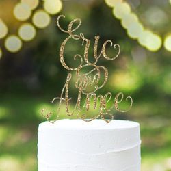 Personalized Names Cake Topper