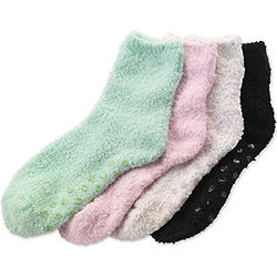 Fleece Quarter Gripper Socks