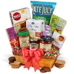 Organic Christmas Gift Basket