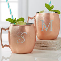 Initial Impressions Moscow Mule Personalized Copper Mug