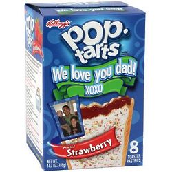 Photo-on-a-Box Personal Message Pop-Tarts