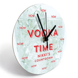 Personalized Vodka Clock