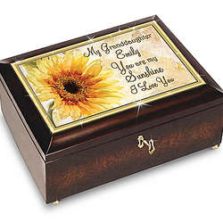 Granddaughter, You Are My Sunshine Personalized Music Box