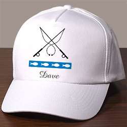 Gone Fishing Personalized Hat