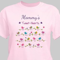 Personalized Tweet-Hearts T-Shirt
