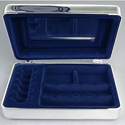 Rectangular Jewelry Box with Compartments