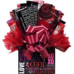 Hugs and Kisses Candy Bar Bouquet