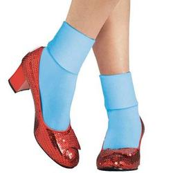 Dorothy's Ruby Red Sequin Slippers Heeled Shoes from Wizard of Oz