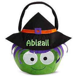 Witch Personalized Reflective Halloween Treat Bag