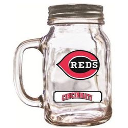 Cincinnati Reds Mason Jar Mug