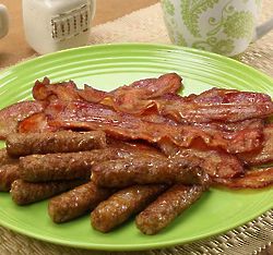 Breakfast Sausage and Cherrywood Smoked Bacon Sampler