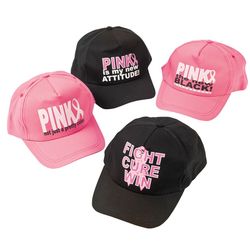 Breast Cancer Awareness Baseball Hat Assortment