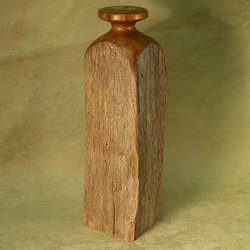 Country Collection Chestnut Wood Vase