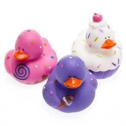 Sweet Rubber Ducks Toys and Treats