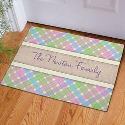 Family Personalized Easter Doormat