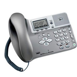 2-Line Expandable Corded Phone with Answering System