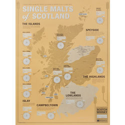 Single Malts of Scotland Tasting Map