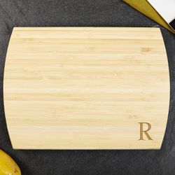 No-Slip Personalized Bamboo Cutting Board