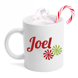 Christmas Candy Personalized Mug