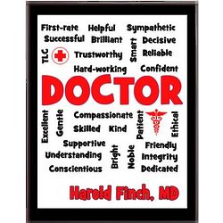 Doctor Expressions Personalized Plaque