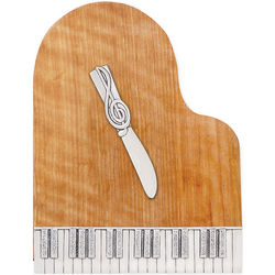 Piano Serving Board and Cheese Spreader
