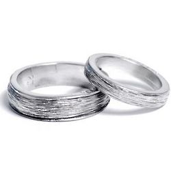 10th Wedding Year Anniversary Pure Tin Rings