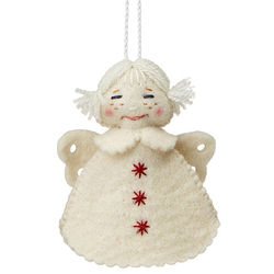 Hand-Felted Angel Ornament