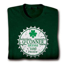 Personalized Irish 100 Proof Shirt