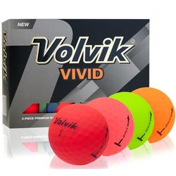 Vivid Matte Multi-Color Golf Balls