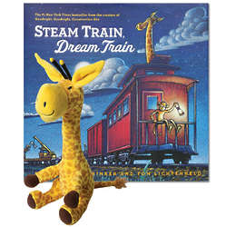Steam Train, Dream Train Board Book with Sounds and Giraffe