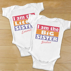 I'm The Sister Personalized Infant Creeper