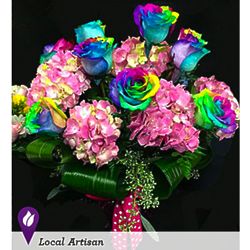 Rainbows and Roses Bouquet