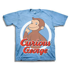 Curious George Blue Toddler T-shirt