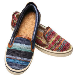 Knit Stripe Loafers