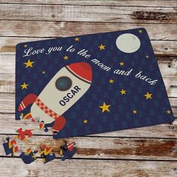 Personalized Love You to the Moon and Back Puzzle