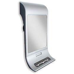 LED Water Mirror in Silver