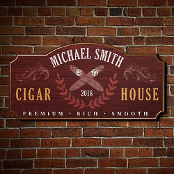 Personalized Famous Smoke Wall Decor Sign