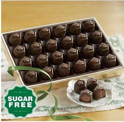 24 Sugar-Free Dark Truffles Gift Box