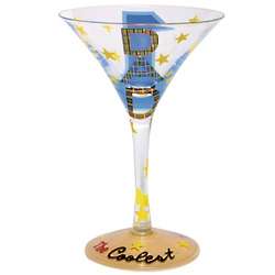 Number 1 Dad Martini Glass