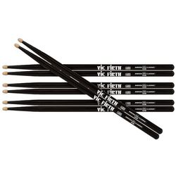 3 Pairs of Black Drumsticks