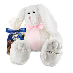 Cottontail Plush Bunny with Squares Chocolates