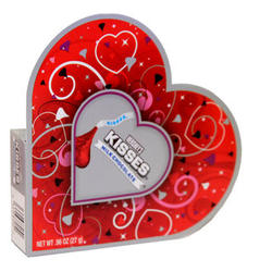 Hershey's Kisses Mini Chocolate Heart Box