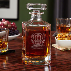 Lawyer's Personalized Carson Courthouse Decanter