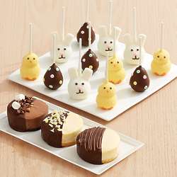 Dipped Cheesecake Trio & 12 Easter Brownie Pops