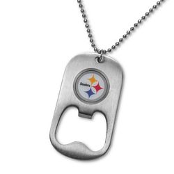 Personalized NFL Chain Necklace with Bottle Opener