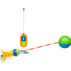 Run and Roll Remote Control Wand Cat Toy