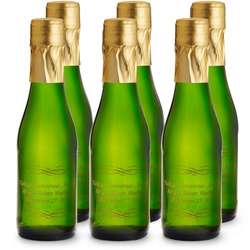 Today Mini Etched Sparkling Wine Bottle Favors