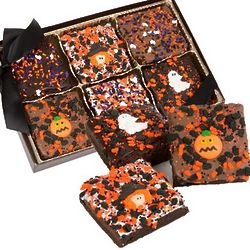 Halloween Triple Chocolate Brownies